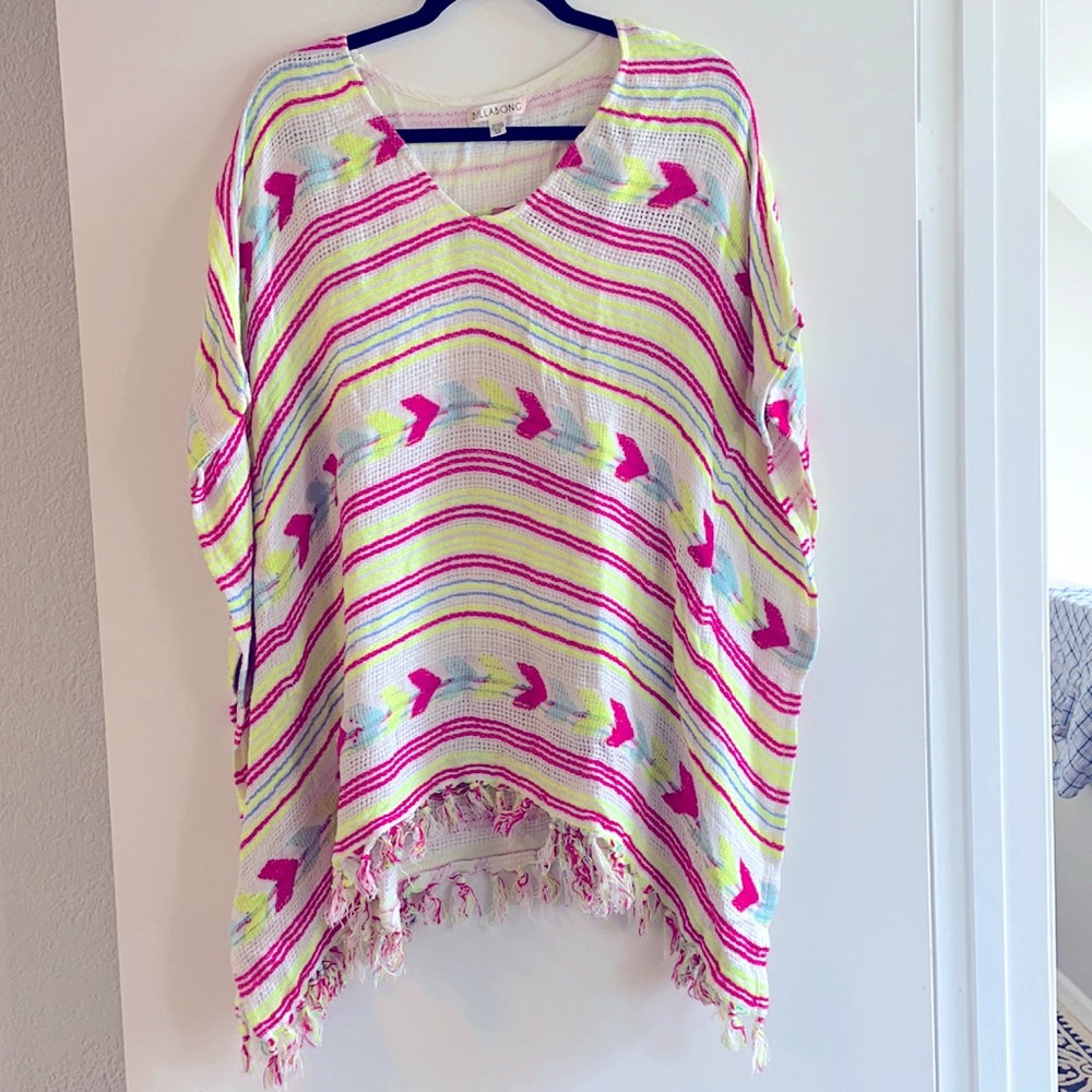 Billabong tassel beach coverup